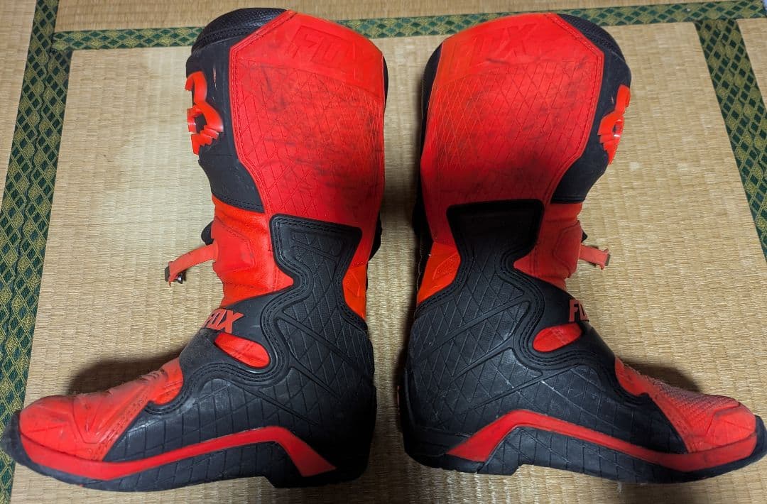 FOX（フォックス）comp8 オフロードブーツ　オレンジ　サイズ 28cm