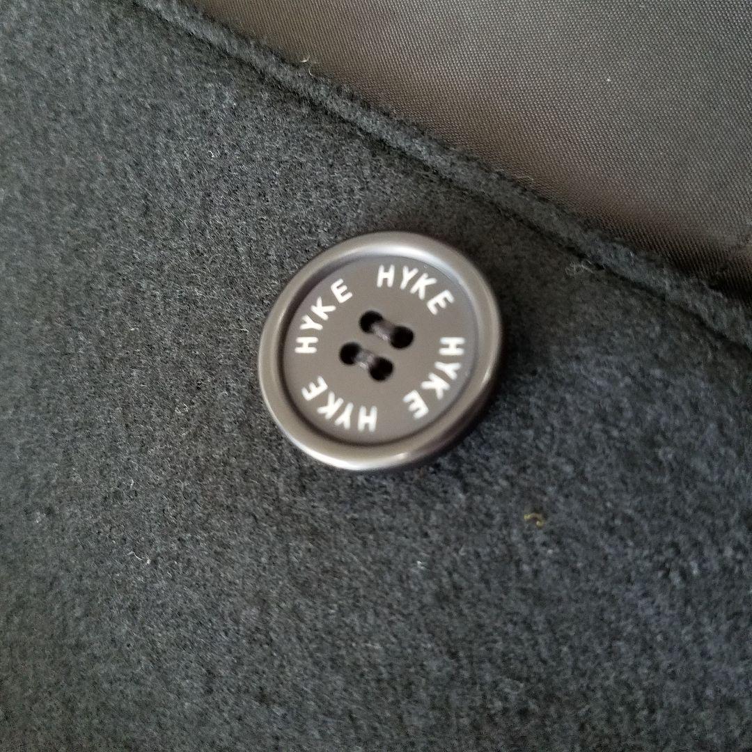 美品✨ハイク WOOL SHOP COAT ロングコート チェスター ブラック