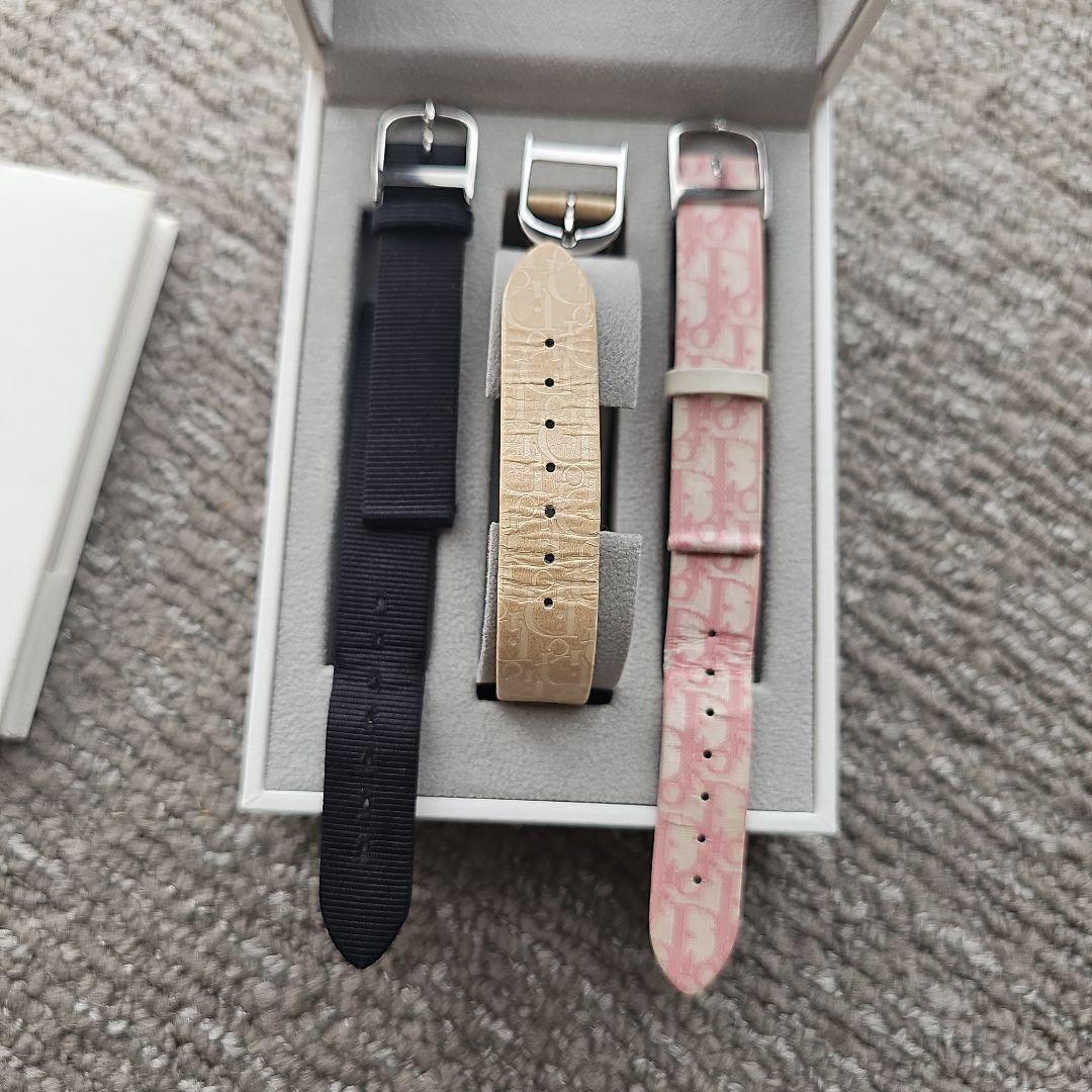 中古 Dior クォーツ 腕時計 替えベルトセット