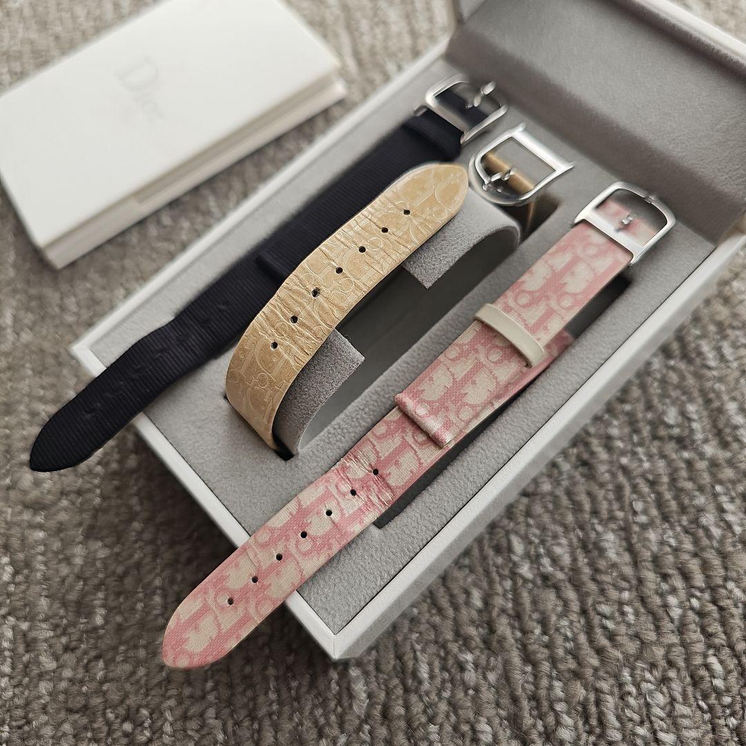 中古 Dior クォーツ 腕時計 替えベルトセット