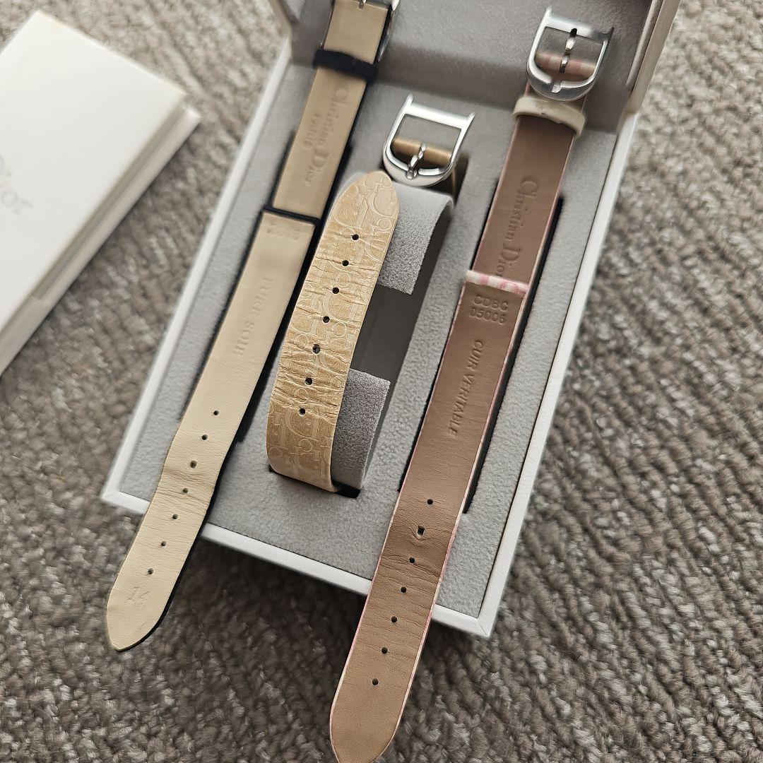 中古 Dior クォーツ 腕時計 替えベルトセット