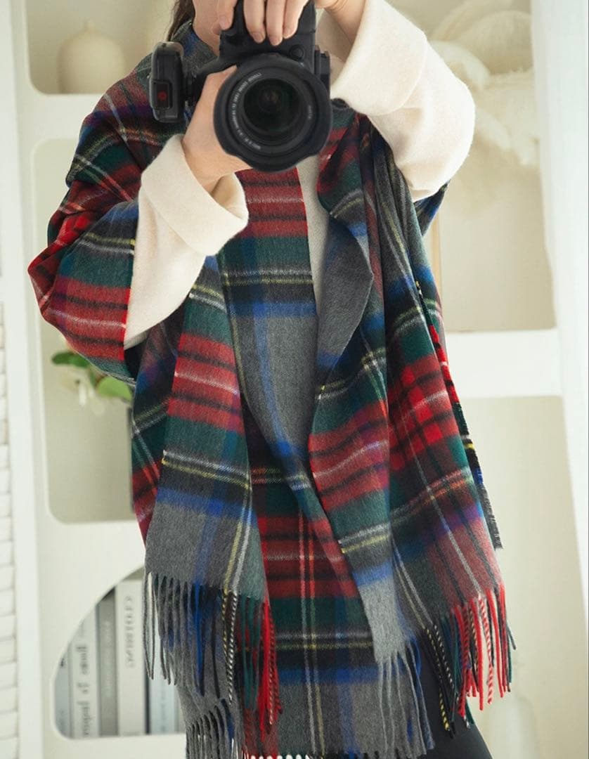 Johnstons of Elginジョンストンズ オブ エレガン大判ストール7