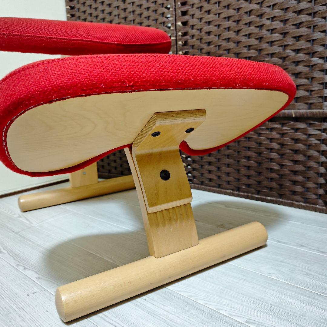 Rybo バランスイージー サカモトハウス 姿勢矯正チェア 学習椅子 レッド