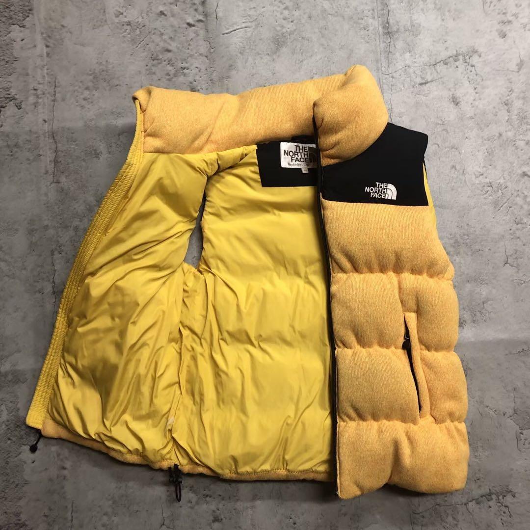 ノースフェイス/ベスト/ダウンベスト/イエロー•ブラック/L/700FP