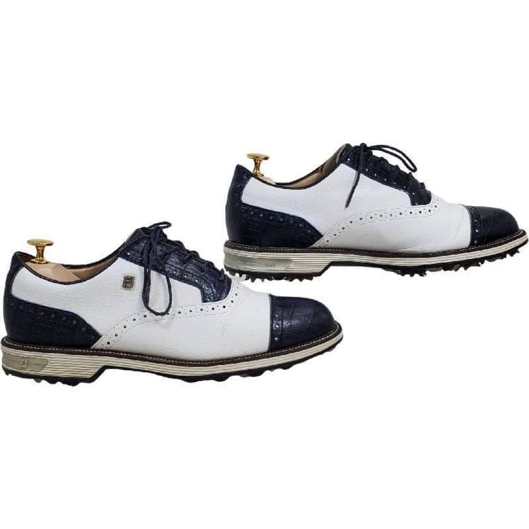 フットジョイ　ゴルフシューズ　プレミア　ターロウ　ドライジョイズ　バイカラー