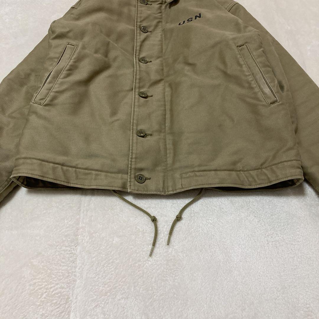 HOUSTON ヒューストン N-1 DECK JACKET ミリタリー 38