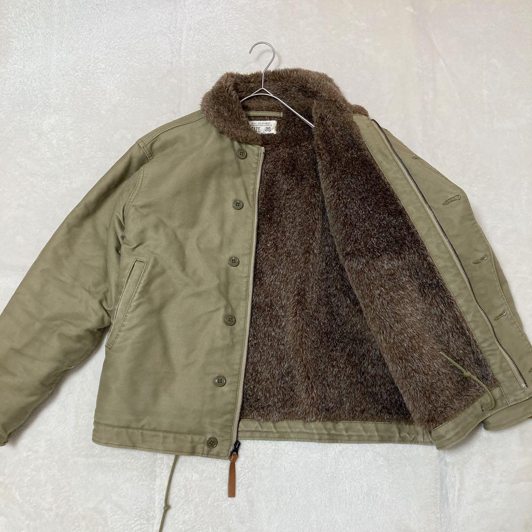 HOUSTON ヒューストン N-1 DECK JACKET ミリタリー 38