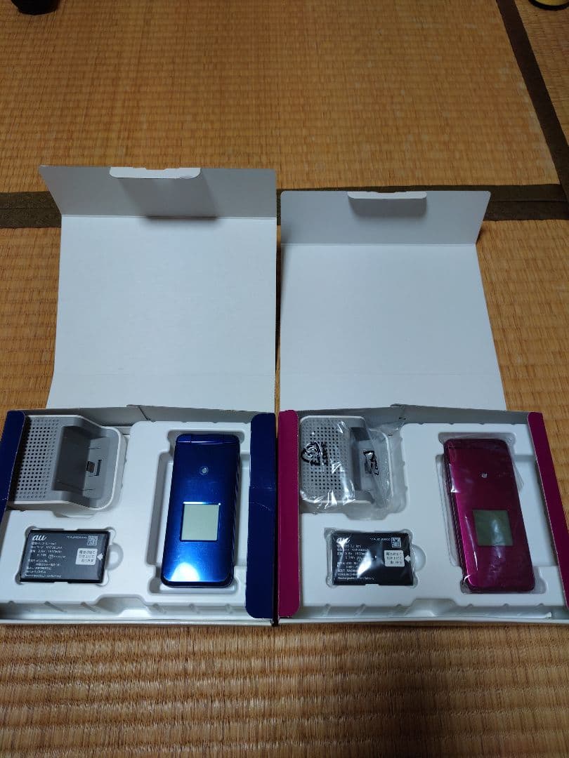 au かんたんケータイ KYF41 KYF43 2台 ジャンク品