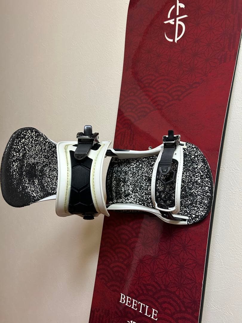 拓也CROOJA BEETLE スノーボード バインディング付き