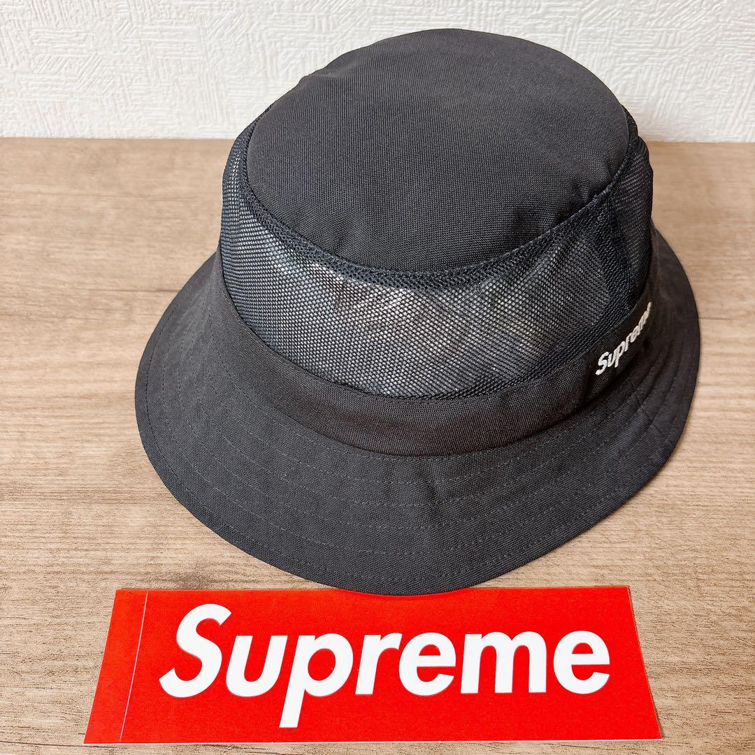 正規品　Supreme バケットハット　ハット　帽子　アメリカ製　ブラック　黒