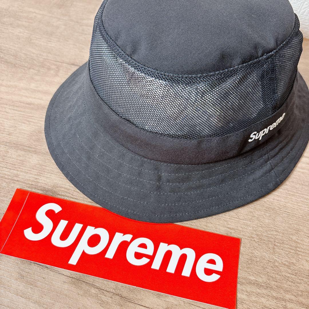 正規品　Supreme バケットハット　ハット　帽子　アメリカ製　ブラック　黒