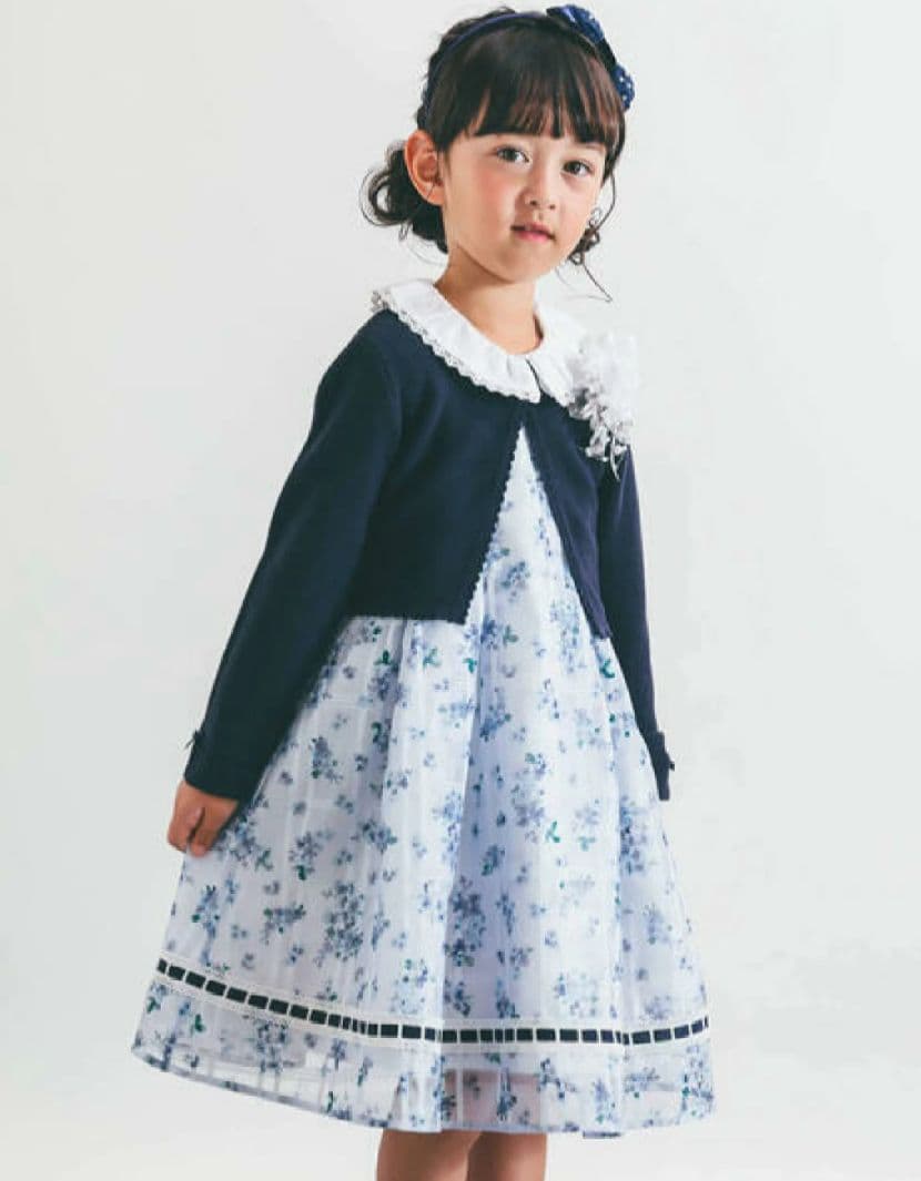 【極美品】BeBe セレモニードレス　ブラウス ボレロ　3点セット　130cm