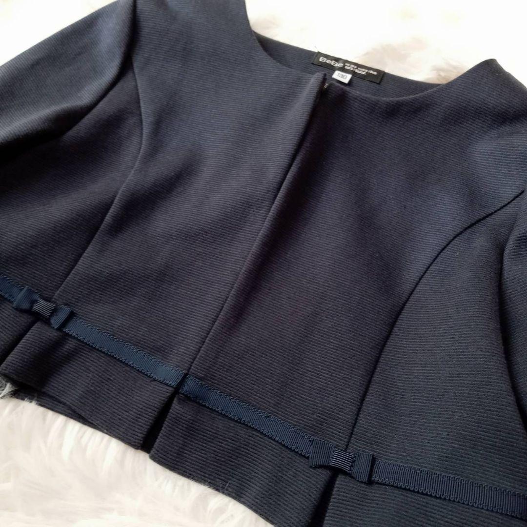 【極美品】BeBe セレモニードレス　ブラウス ボレロ　3点セット　130cm