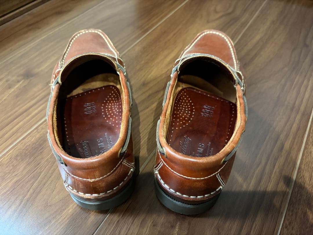 パラブーツ　ローファー　デッキシューズ　　レザー　ブラウン