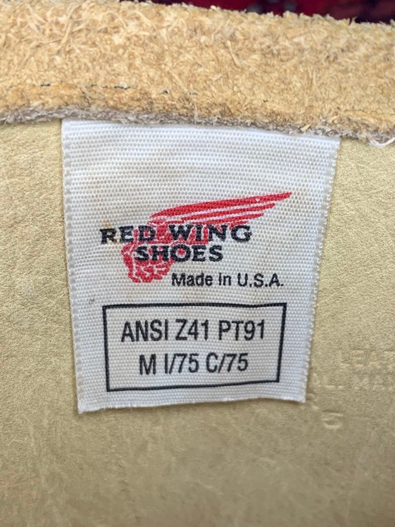 早い者勝ち❗️PT91❗️レッドウィング 8268 エンジニアブーツ ラフアウト