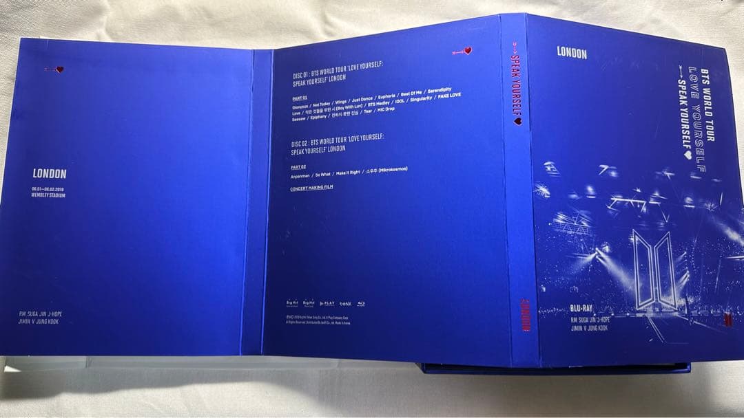 ミュージック BTS  LOVE YOURSELF LONDON BR