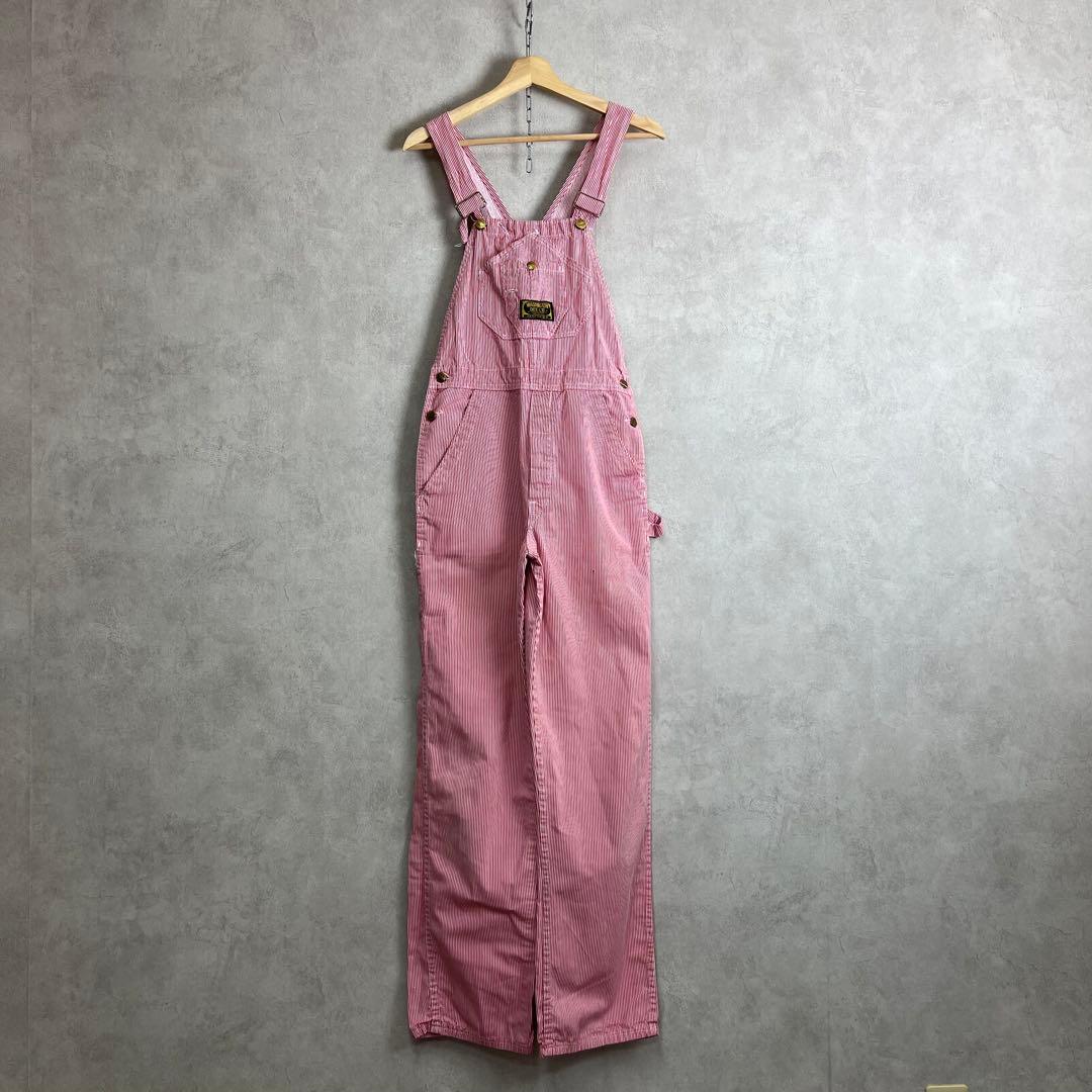 60s USA製 ワシントンディーシー オーバーオール 総柄 vintage
