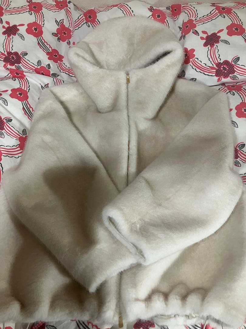 お値下げ★diagram フェイクミンクファーフードジャケット