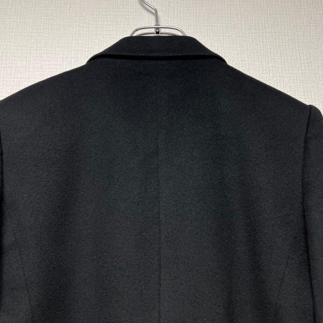 美品✨ クリスチャンディオール ウール ショートテーラードジャケット 黒 M