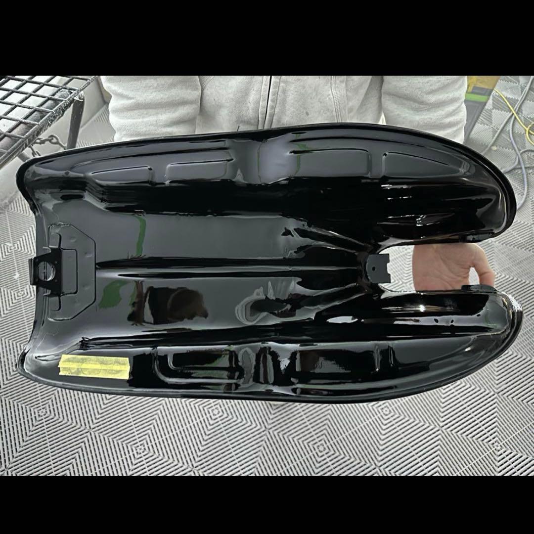 塗りたて！GS400外装セットE2ライン黒赤 ラップ塗装グラインダータトゥー