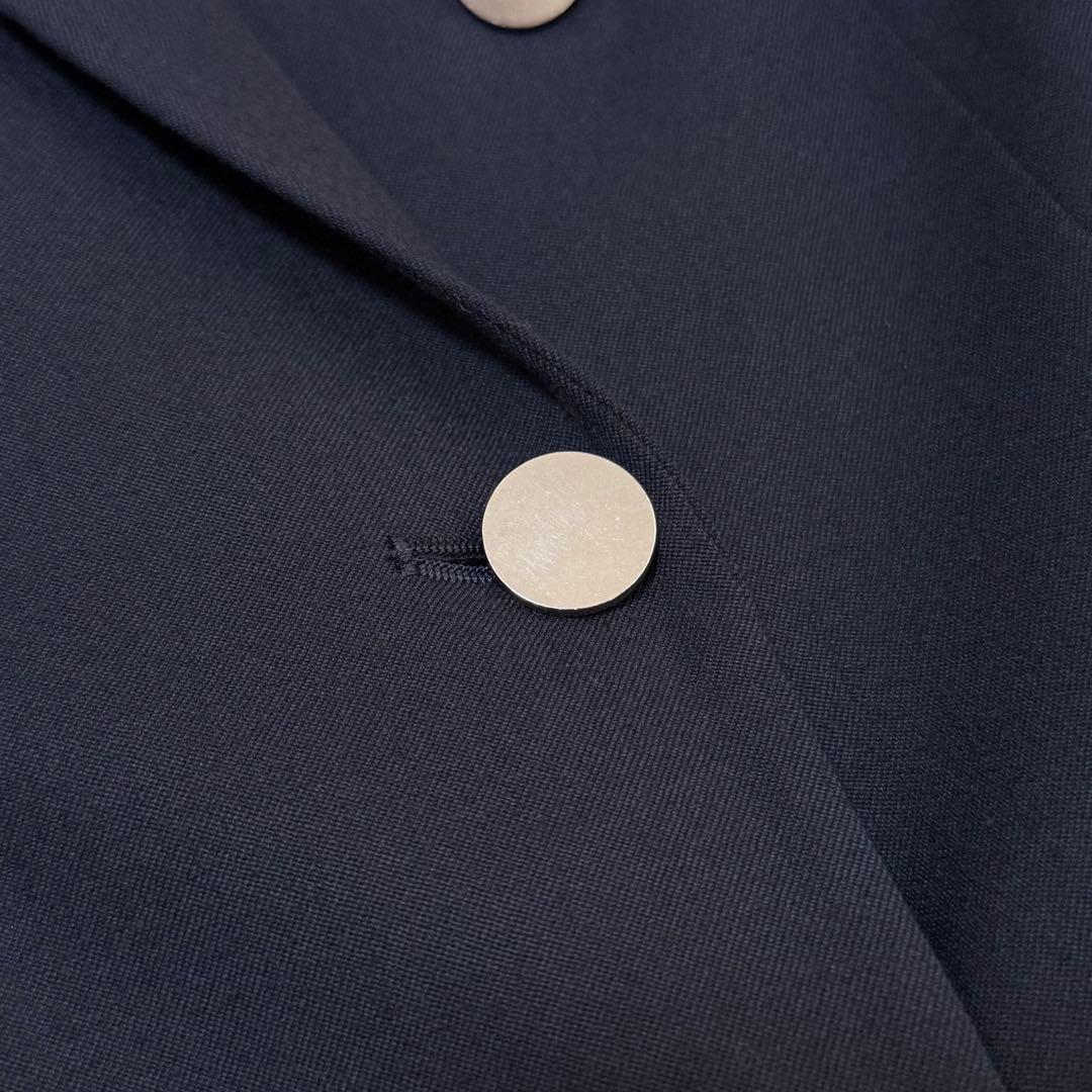 【イエナ】ダブルブレストジャケット　23AW　紺ブレ　Sサイズ　ネイビー