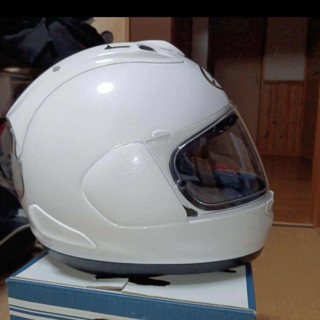 【美品】Arai RX-7X グラスホワイト XLサイズ 2022年製造
