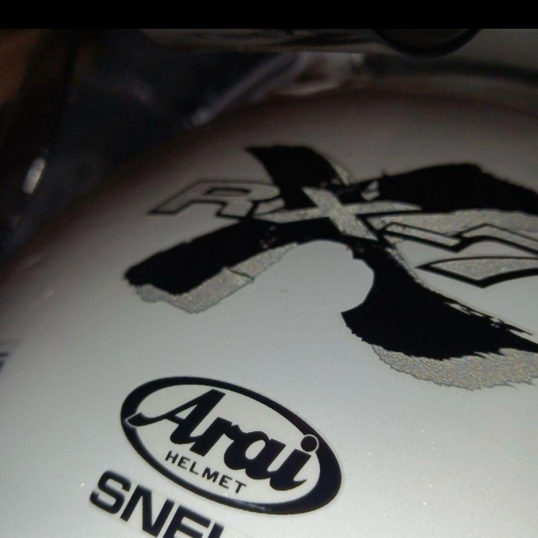 【美品】Arai RX-7X グラスホワイト XLサイズ 2022年製造