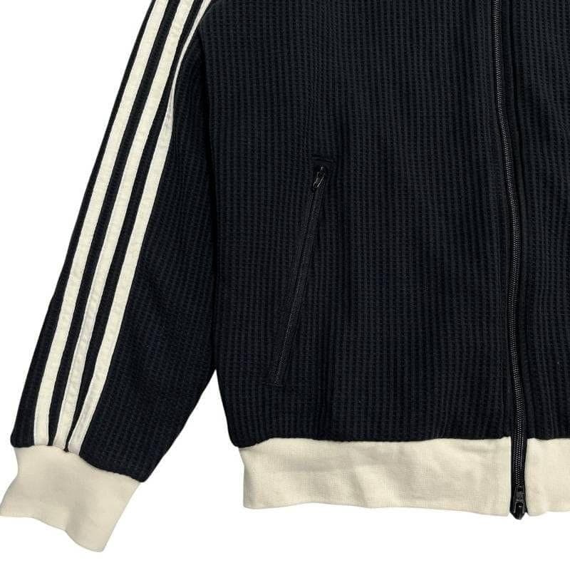 ☆8289 adidas ワッフル クラシック トラックトップ ブラック XL