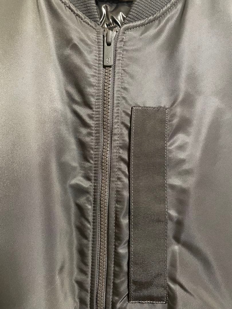 ケ*ン様 UNIQLO +J ハイブリッドダウン　オーバーサイズMA-1 グレー