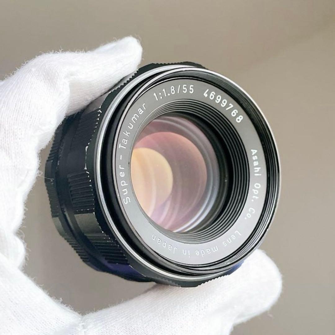 【多重フレア】 Super Takumar 55mm f1.8 整備済 m42