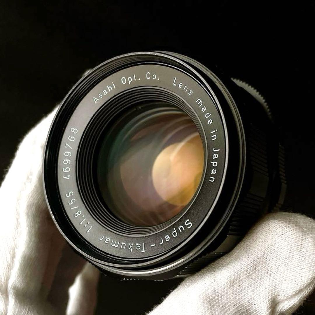 【多重フレア】 Super Takumar 55mm f1.8 整備済 m42