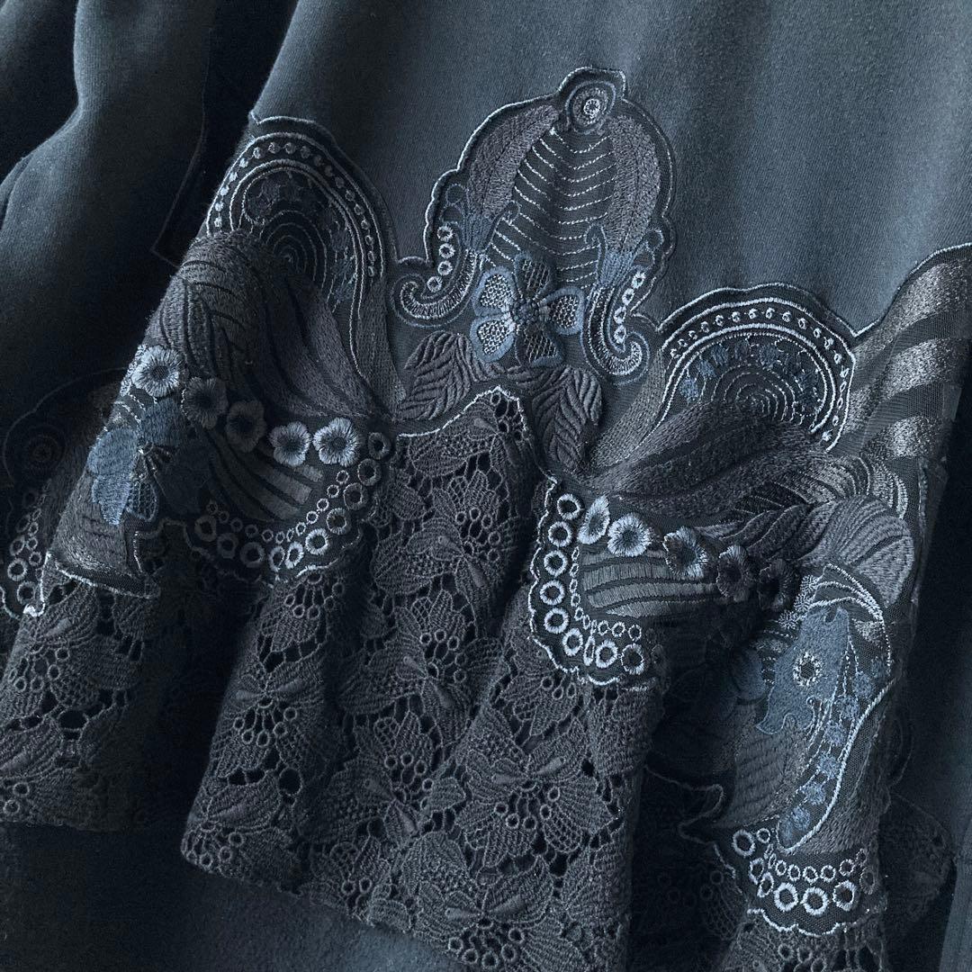 mame kurogouchi レース 刺繍 スウェット マメ toga