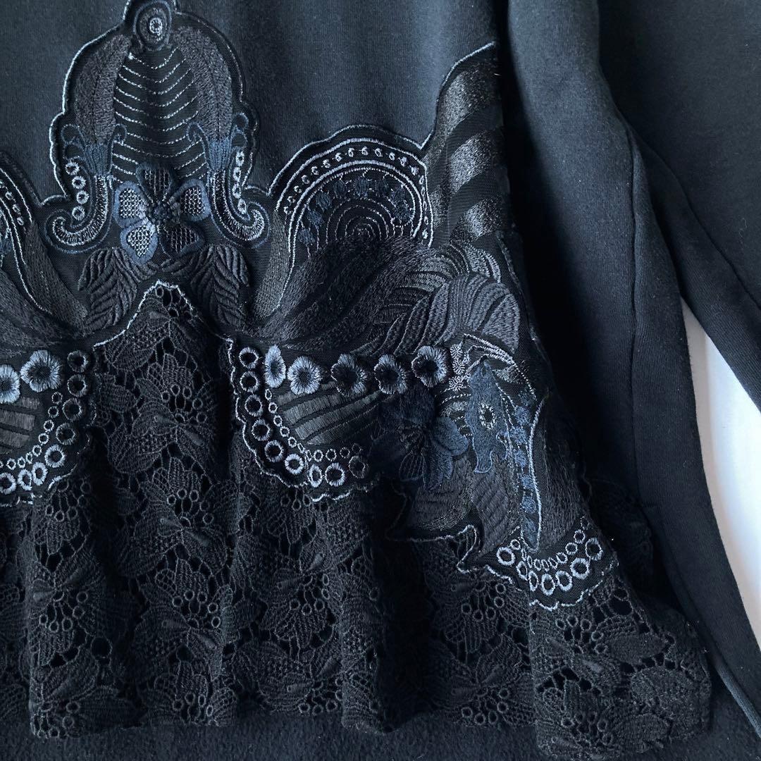 mame kurogouchi レース 刺繍 スウェット マメ toga