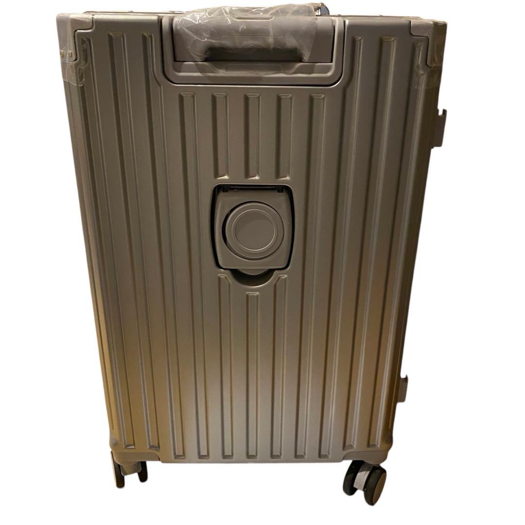 【スーツケース】アルミフレーム 機内持ち込み Lサイズ シルバー