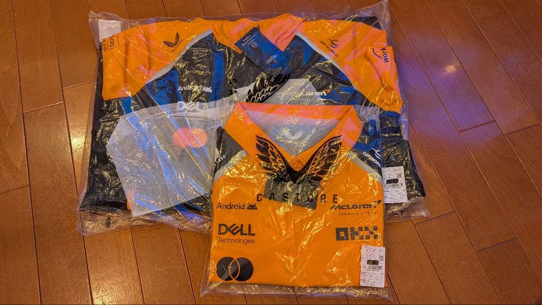 F1 McLaren/マクラーレン レインジャケット+ポロシャツ 新品