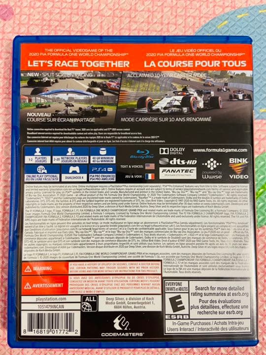 Nintendo Switch F1 2020 PS4