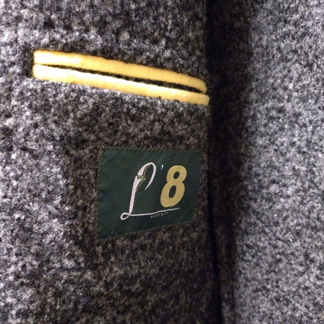 ★最終値下げ★L'8(ロット) チェスターコート 四者混ブークレ生地 46