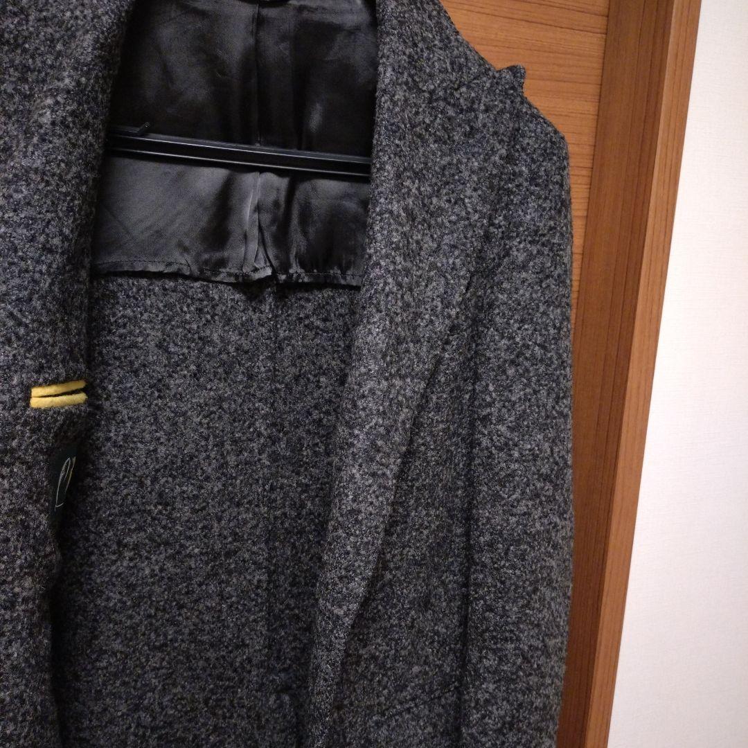 ★最終値下げ★L'8(ロット) チェスターコート 四者混ブークレ生地 46