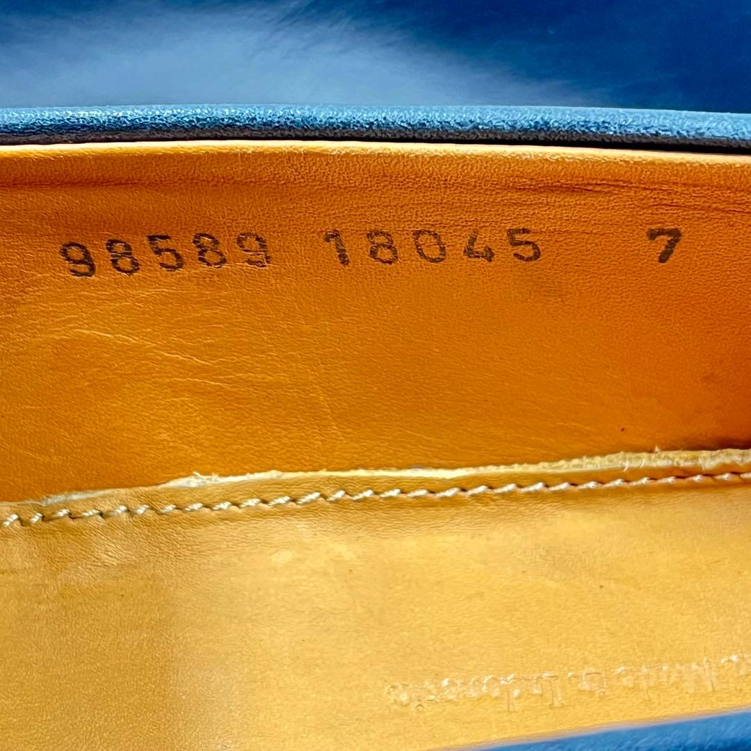 【美品】ジャランスリワヤ 98589 18045 ローファー　ネイビー
