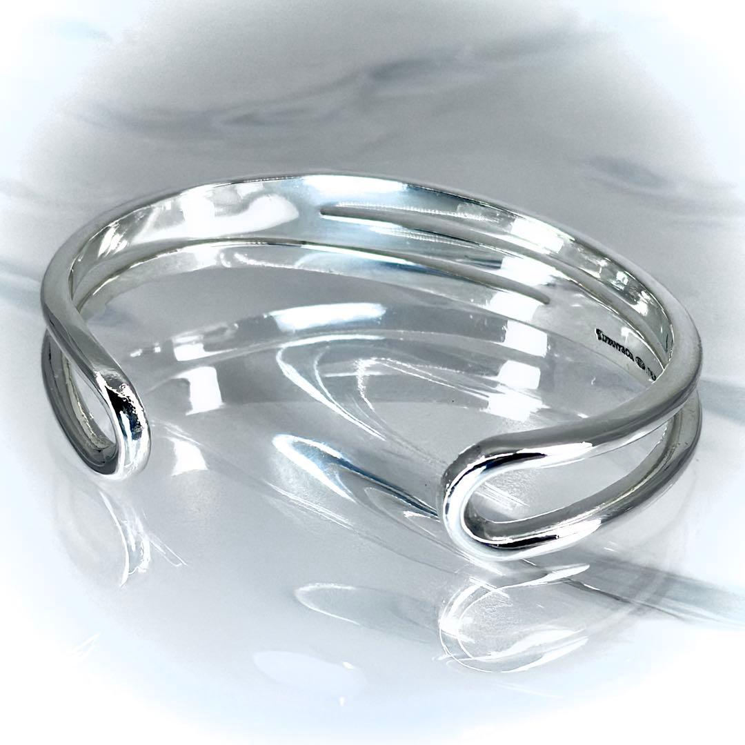 T&Co. ティファニー ダイアゴナル バングル AG 925 ヴィンテージ