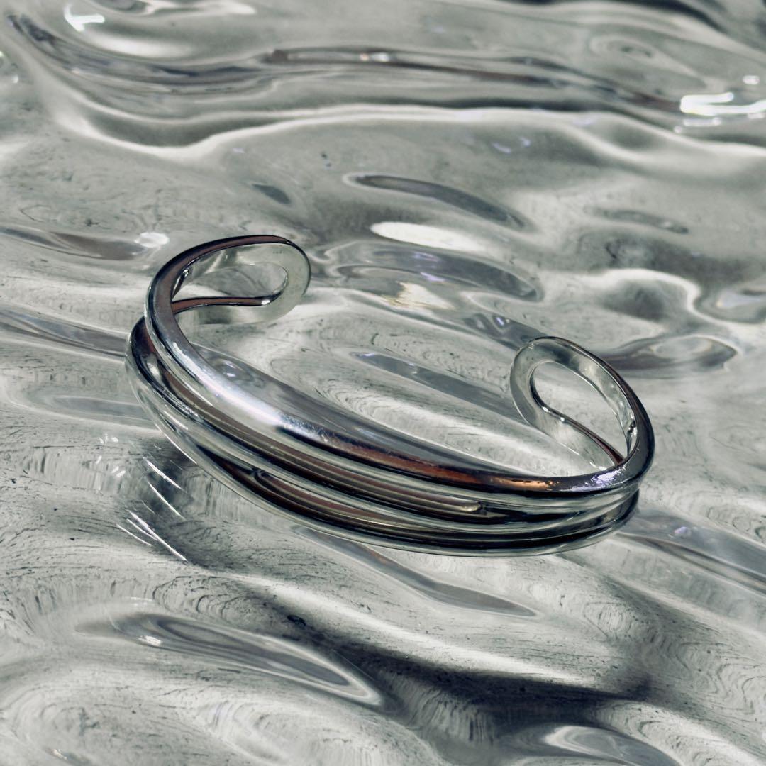 T&Co. ティファニー ダイアゴナル バングル AG 925 ヴィンテージ