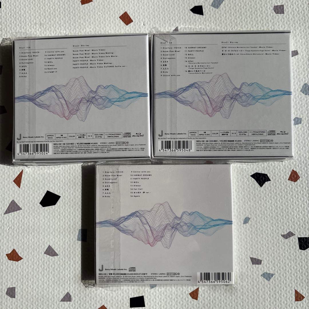 SixTONES CD19枚 ライブDVD4枚 まとめ売り