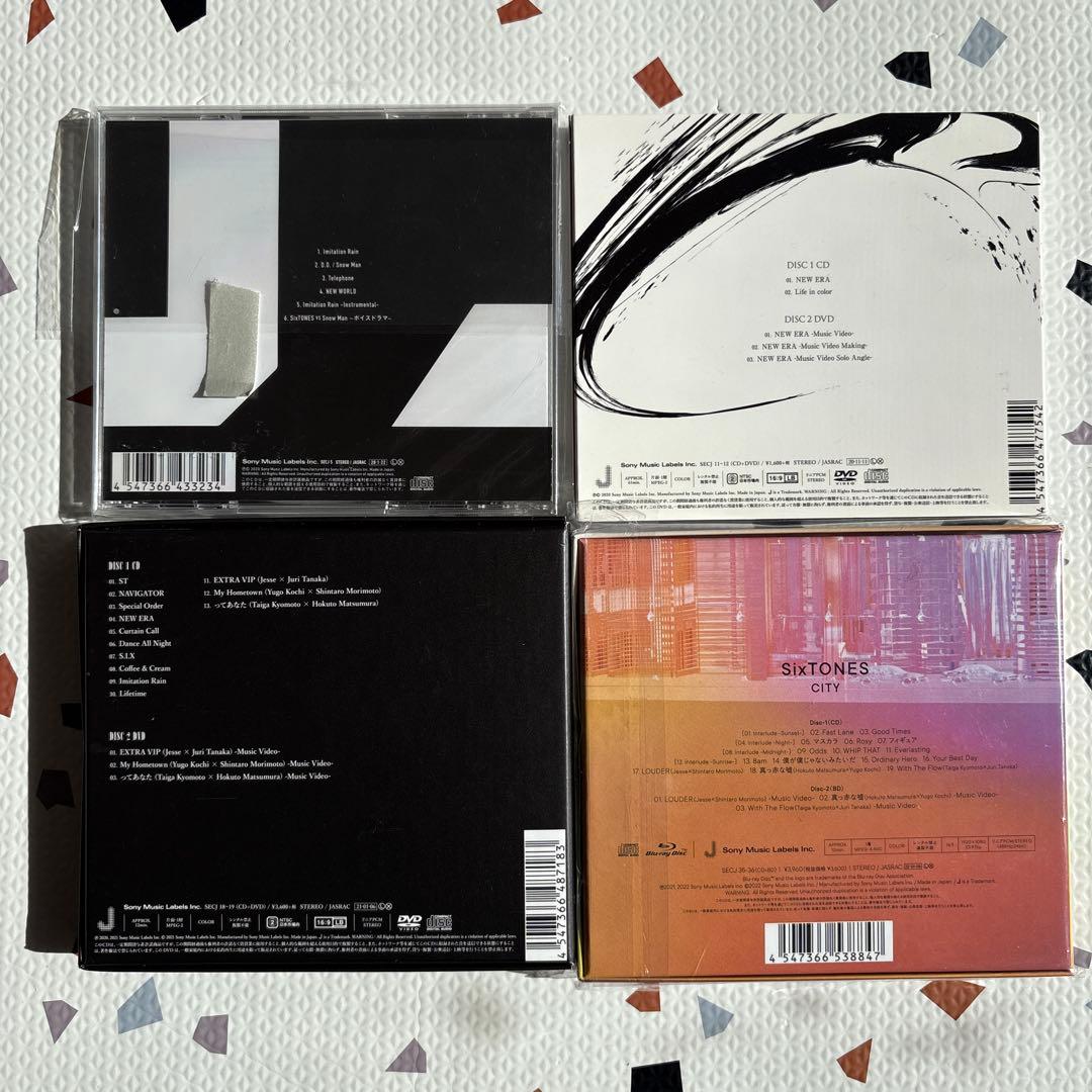 SixTONES CD19枚 ライブDVD4枚 まとめ売り