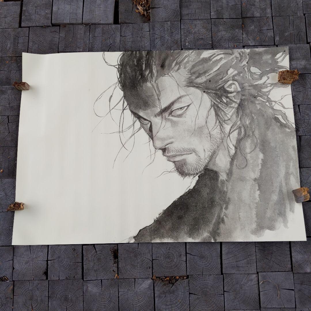 バガボンド　宮本武蔵　ポスター　最後のマンガ展　井上雄彦