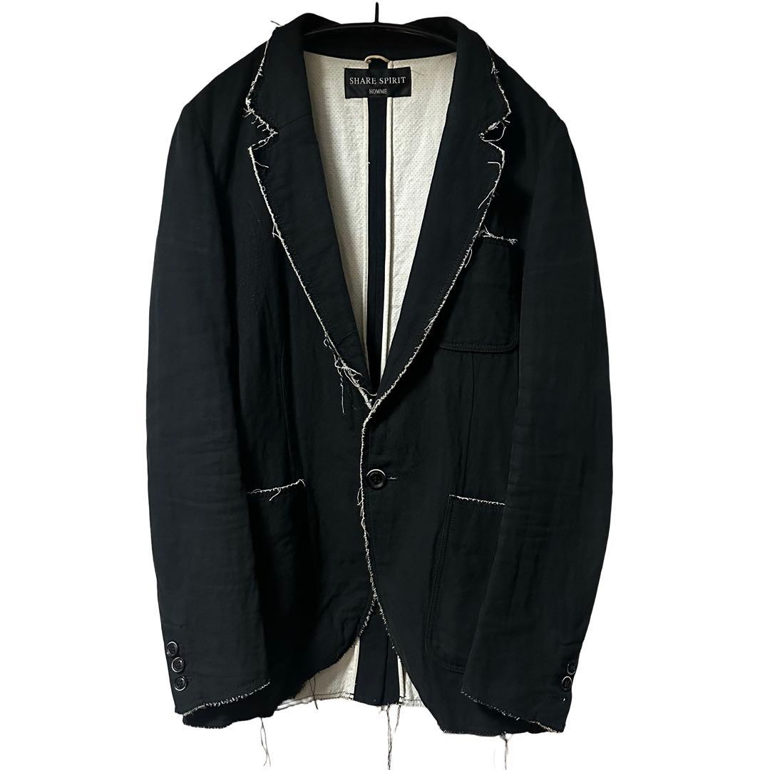 00s share spirit フリンジ テーラードジャケット