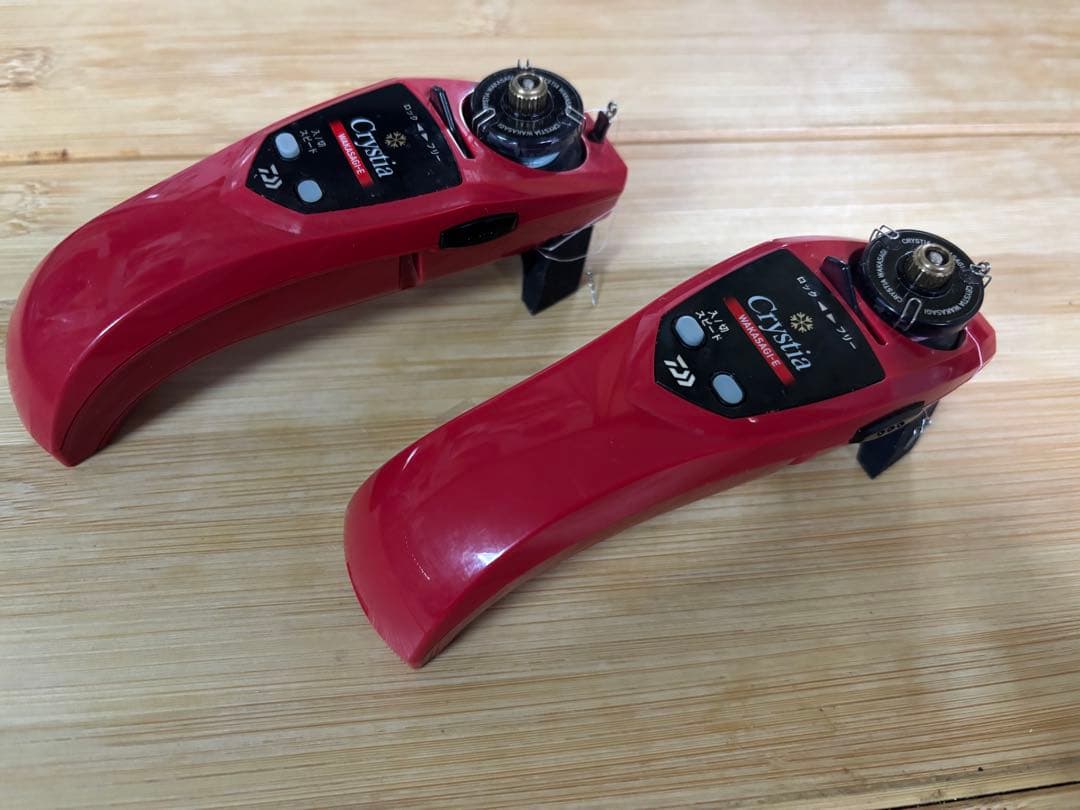 Crysia スピニングリール 2個セット レッド