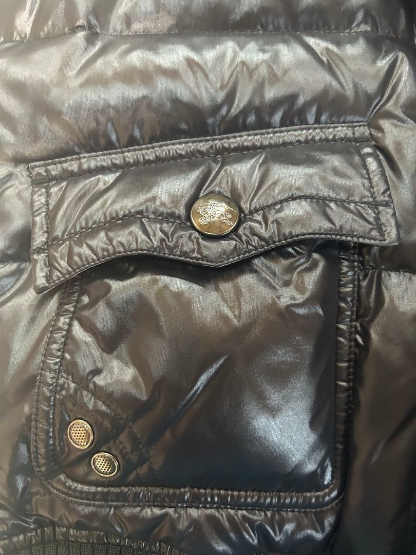 【美品】BURBERRY BLUE LABLEファー付きダウンベスト