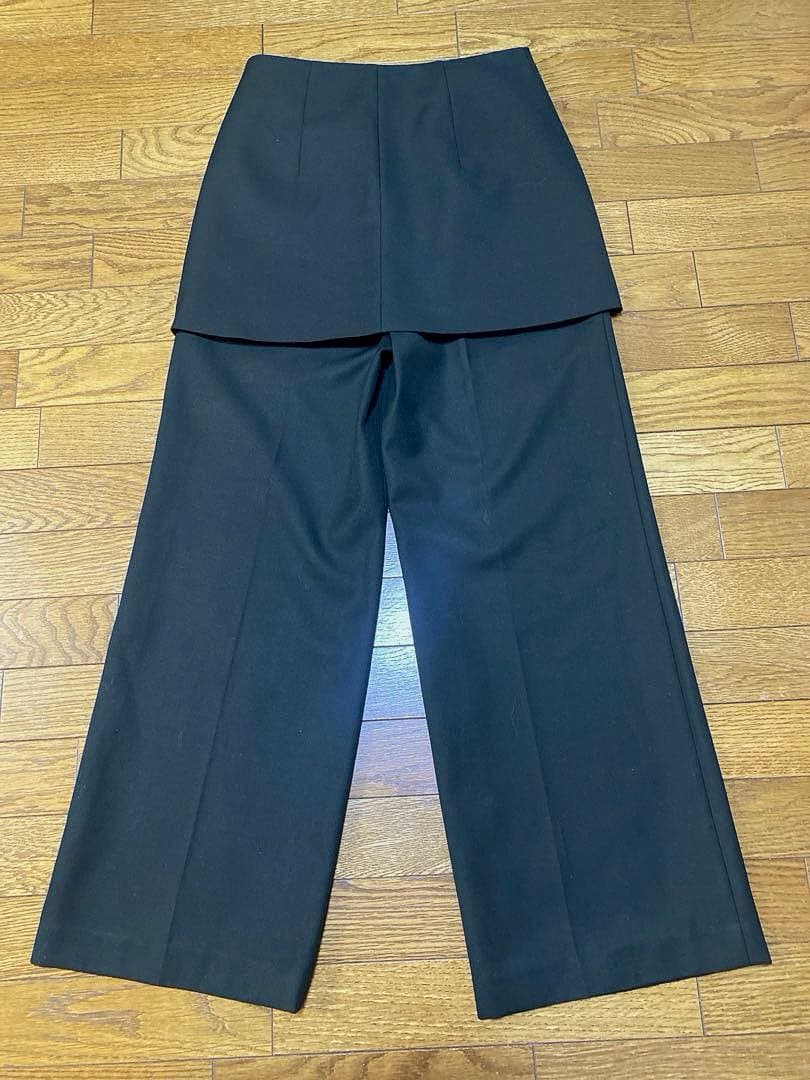 【最終値下げ】todayful Layered Twill Trousers 黒