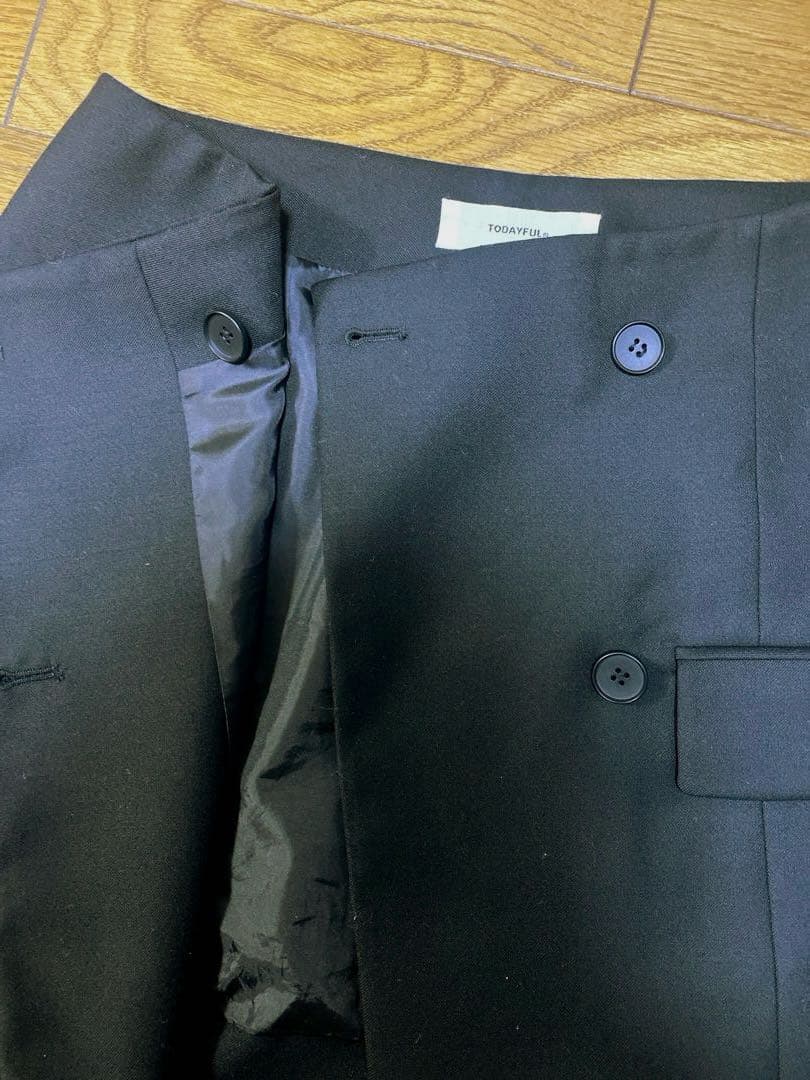 【最終値下げ】todayful Layered Twill Trousers 黒