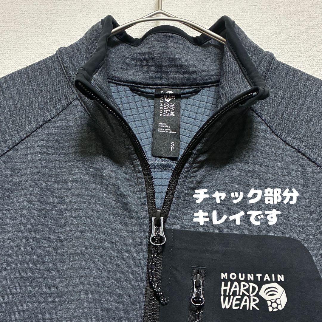 未着用　マウンテンハードウェア　ポーラテックパワーグリッド　フリース　黒　Ｍ相当